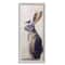 Stupell Industries Minimal Woodland Rabbit with Perched Birds Painting in Gray Frame Wall Art